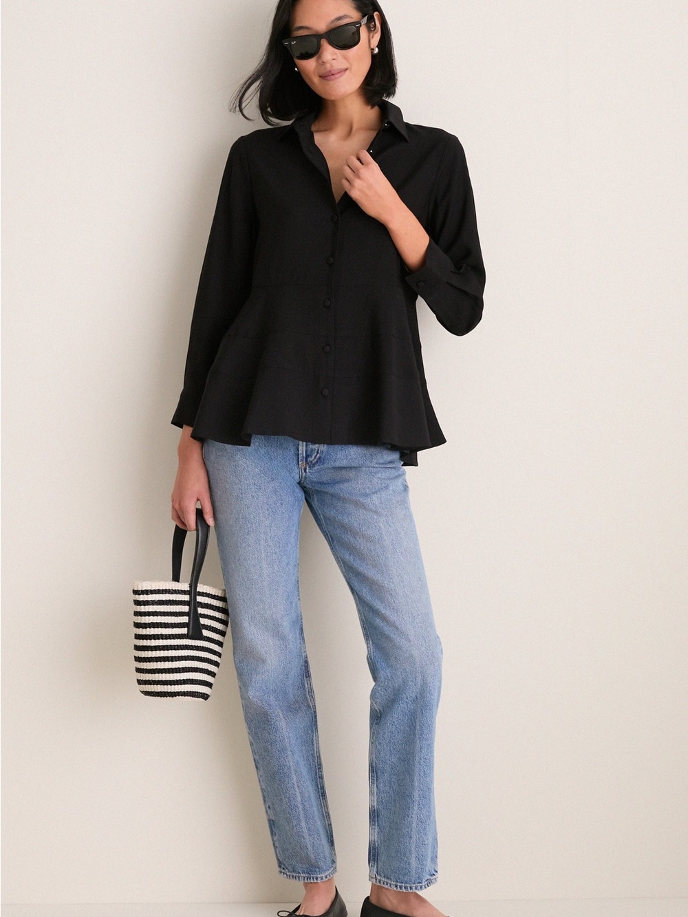 Tuckernuck Pomander Place Black Ashlen Blouse